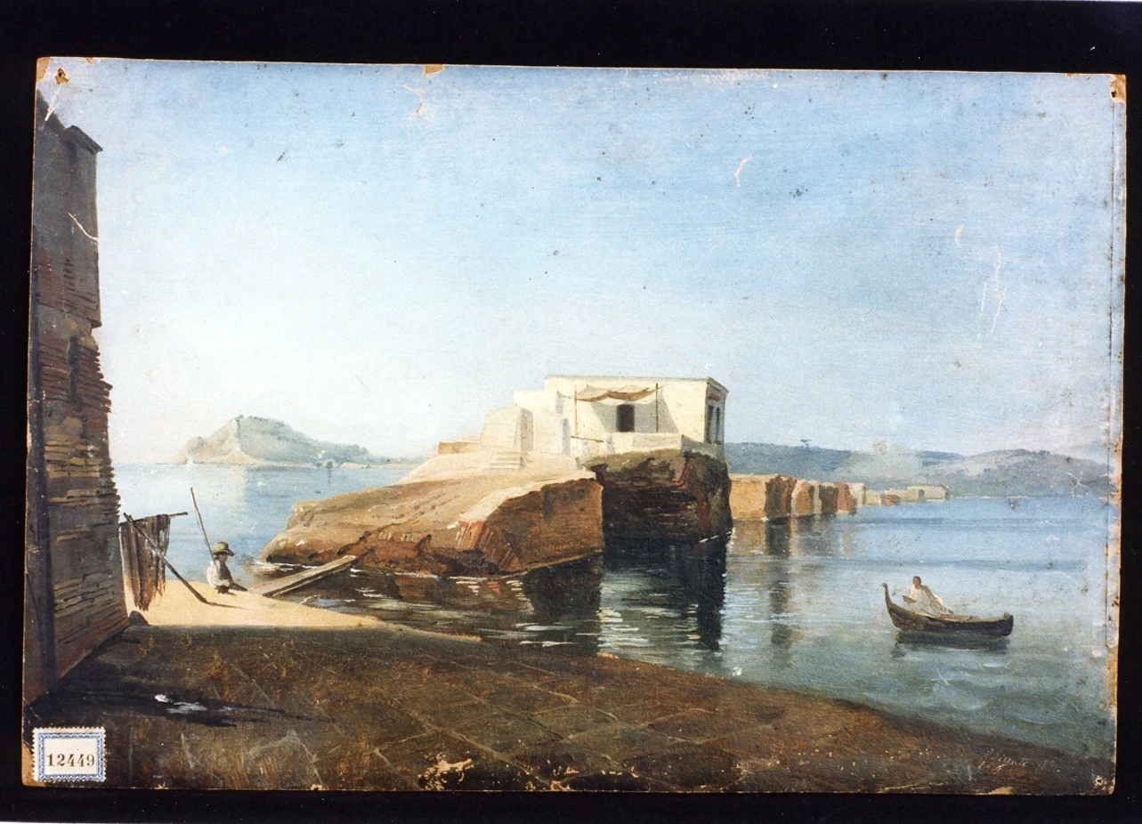 Ponte di Caligola a Pozzuoli - Museo Nazionale di san Martino, Napoli
